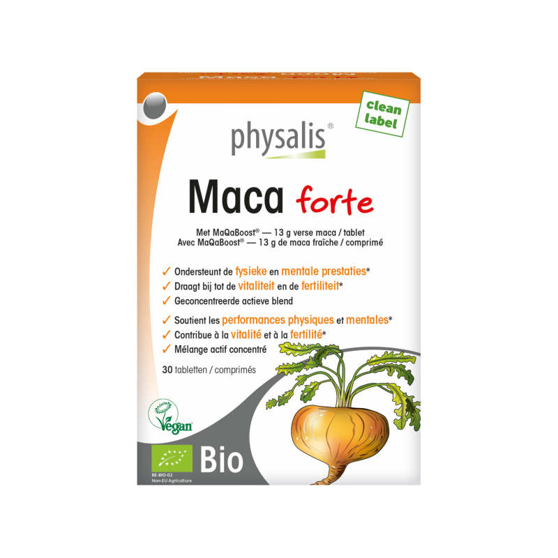 PHYSALIS MACA FORTE 30 COMPRIMES