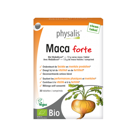 PHYSALIS MACA FORTE 30 COMPRIMES