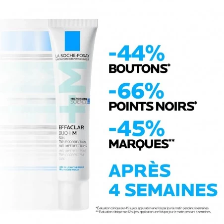 La Roche-Posay Effaclar Duo+M Soin Triple Correction Anti-Imperfections | 40 ml
