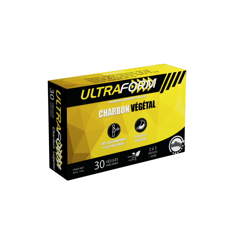 ULTRAFORM CHARBON VEGETAL 30 GELULES