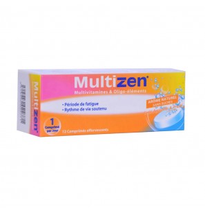 MULTIZEN MULTIVITAMINES 12 COMPRIMES EFFERVESCENTS