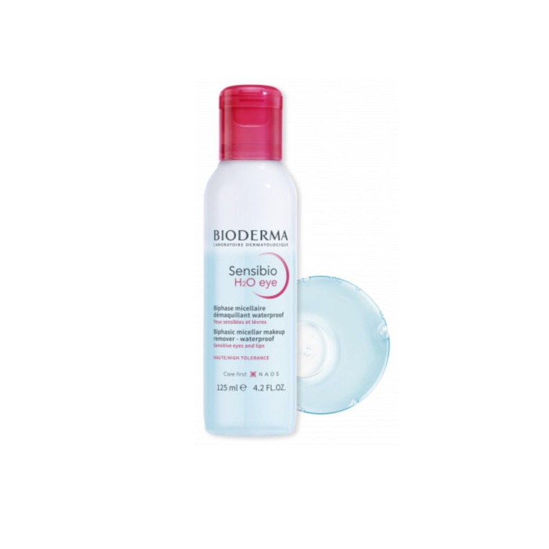 BIODERMA SENSIBIO H2O EYE BIPHASE MICELLAIRE 125ML