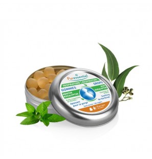 PURESSENTIEL Gommes Menthe-Eucalyptus Respiratoire 45G