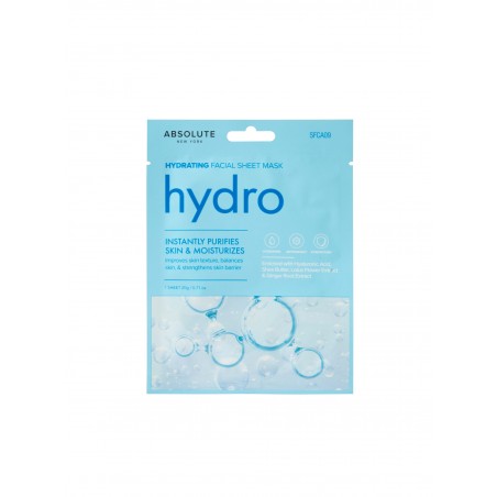 ABSOLUTE NEW YORK MASK HYDRO 1 SHEET 20G