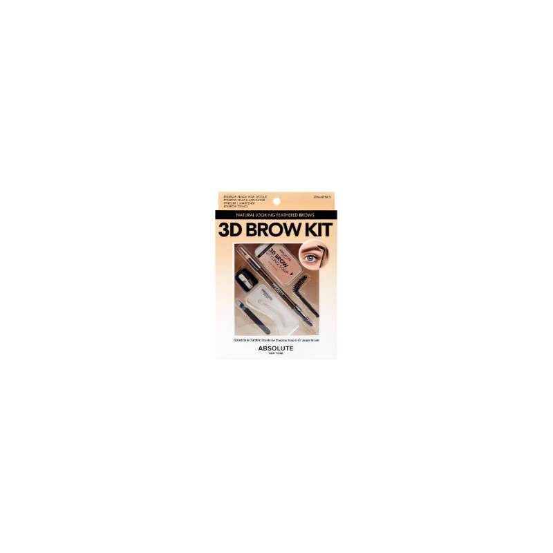 ABSOLUTE NEW YORK 3D BROW KIT REF STM-MEBK3