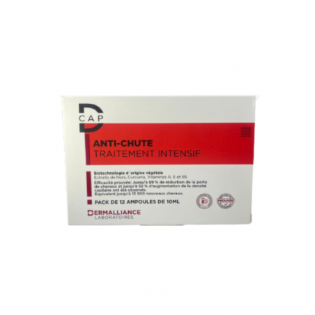 D-CAP AMPOULES TRAITEMENT INTENSIF ANTI-CHUTE 12*10ML