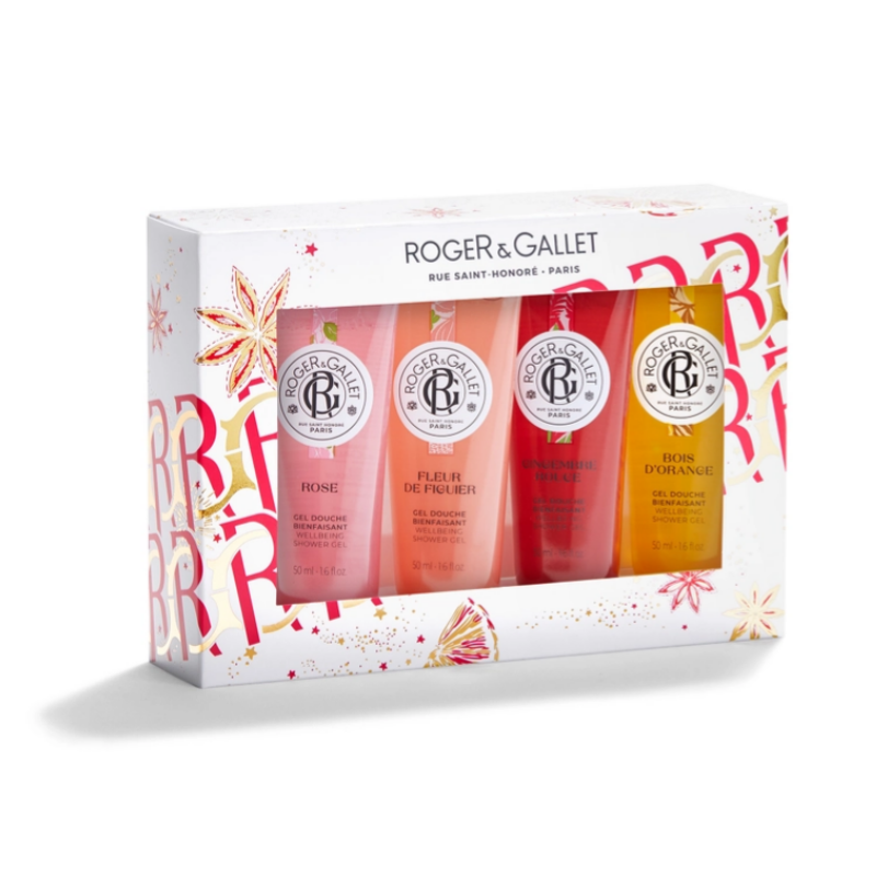 ROGER & GALLET  Coffret Noël Gels Douche Bestsellers