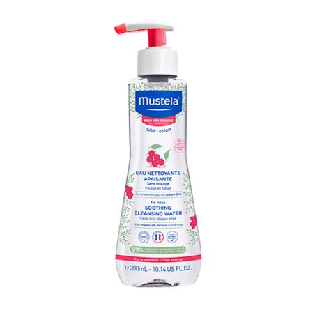 MUSTELA eau nettoyante apaisante peau très sensible 300 ml