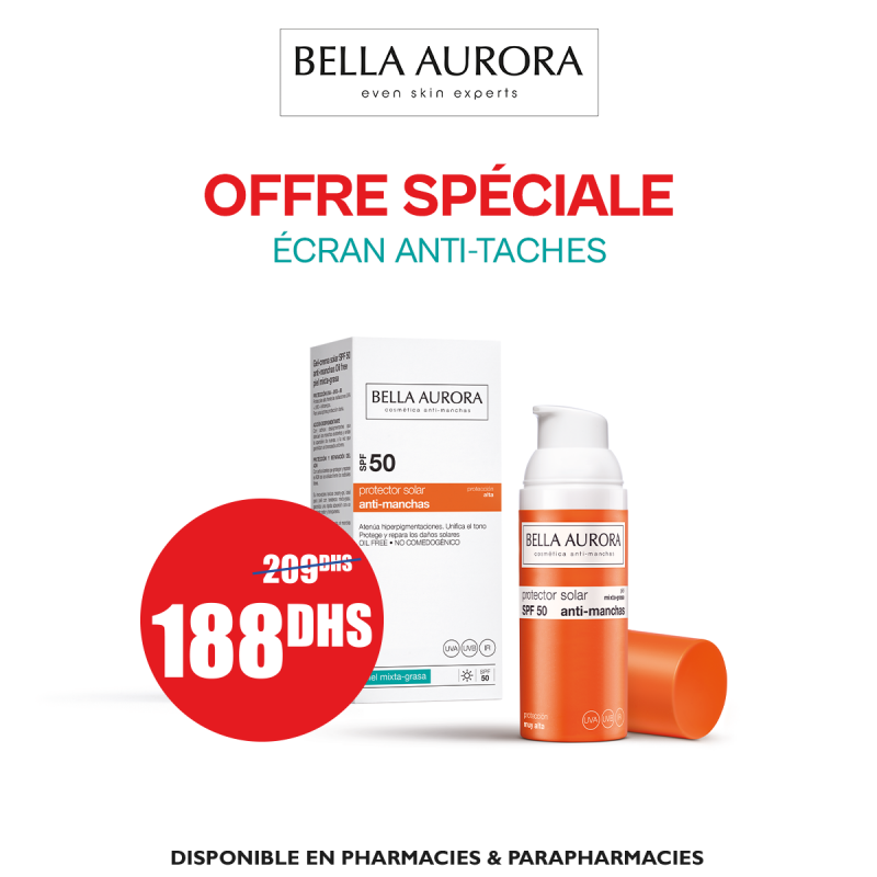 BELLA AURORA PROMO gel solaire anti tâche spf 50+  | 50 ml