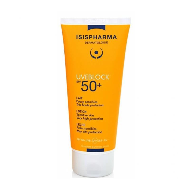 ISISPHARMA UVEBLOCK SPF 50+ lait peaux sensibles | 100 ml