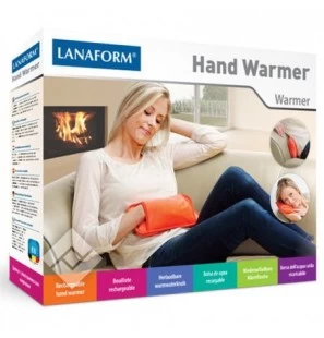 LANAFORM HAND WARMER Bouillotte rechargeable Orange