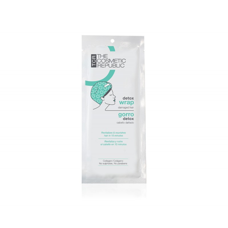 THE COSMETIC REPUBLIC BONNET DETOX CHEVEUX ABIMES ET DESYDRATES