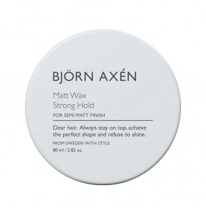 BJORN AXEN Matt Wax Strong cire coiffante 80 ml