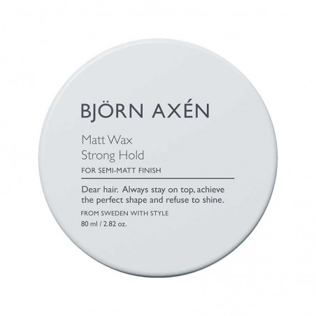 BJORN AXEN Matt Wax Strong cire coiffante 80 ml