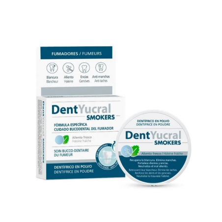 DentYucral Fumeurs Dentifrice Poudre 50 Gr