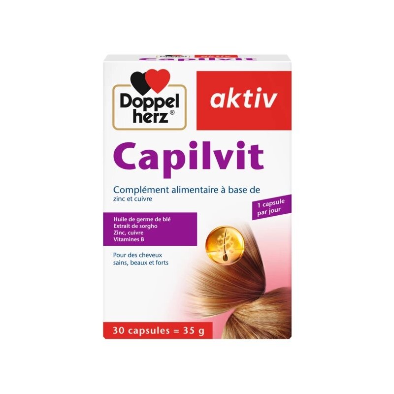 DOPPELHERZ AKTIV CAPILVIT 30 CAPSULES