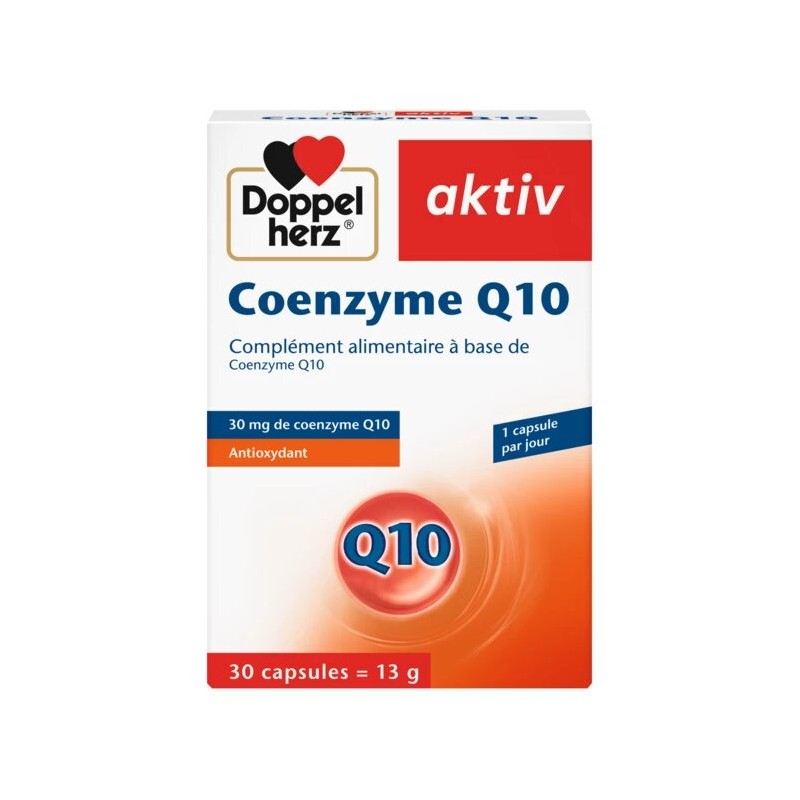 DOPPELHERZ AKTIV Coenzyme Q10 30 Capsules