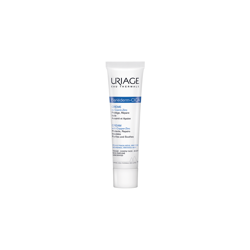 URIAGE BARIÉDERM-CICA crème au Cuivre Zinc | 40 ml