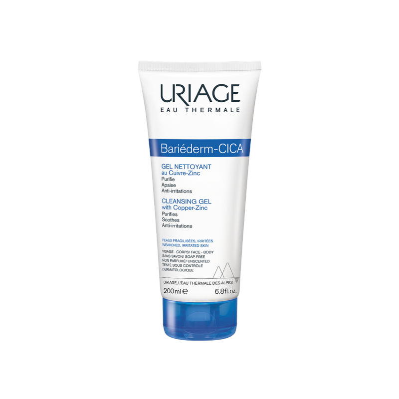 URIAGE BARIÉDERM-CICA gel nettoyant | 200 ml