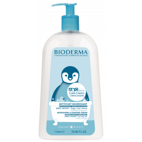 BIODERMA ABCDERM cold crème lavante | 1L