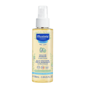 MUSTELA huile de massage à l'huile d'avocat | 100 ml