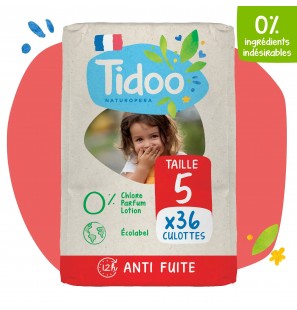 TIDOO culotte d’Apprentissage Taille 5 / 12-18Kg | 36 u