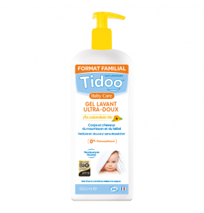 TIDOO BABY CARE gel lavant ultradoux au Calendula | 950 ml
