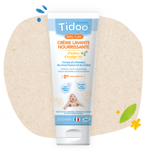 TIDOO BABY CARE crème lavante nourrissante BIO | 100 ml