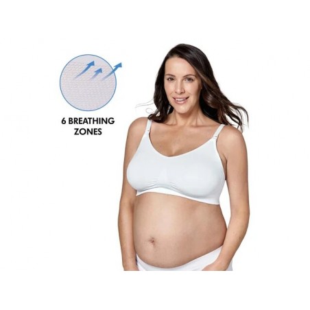 MEDELA Soutien-gorge de grossesse et d’allaitement ultra-respirant Keep Cool™ taille M blanc