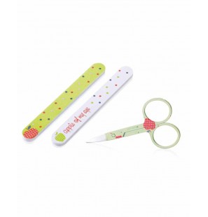 NUBY Set Manucure lames courtes et incurvées 0m+ - Vert