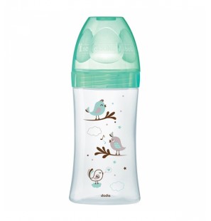 DODIE biberon initiation+ Verre Oiseau Vert | 270 ml