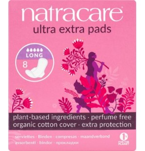 NATRACARE ultra extra pads long boite 8