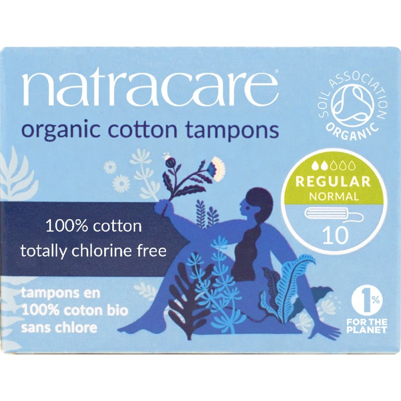 NATRACARE Tampons en coton bio ordinaires