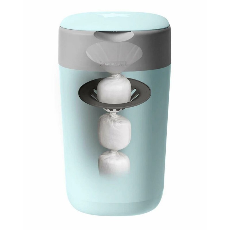 TOMMEE TIPPEE Poubelle à couches Anti-Odeur Twist & Click - Bleu