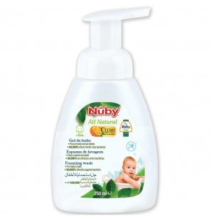 NUBY ALL NATURAL MOUSSE LAVANTE CORPS ET CHEVEUX 250ML