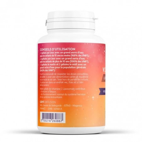 Gph Diffusion Vitamine C Liposomale 200 mg | 90 Gélules