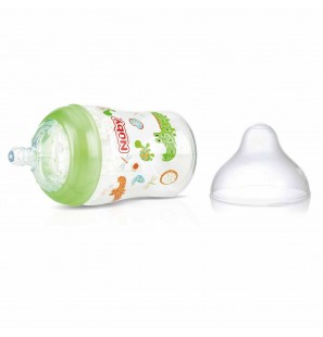 copy of NUBY biberon en polycarbonate imprimé avec  tétine SoftFlex 270ml + 0 mois