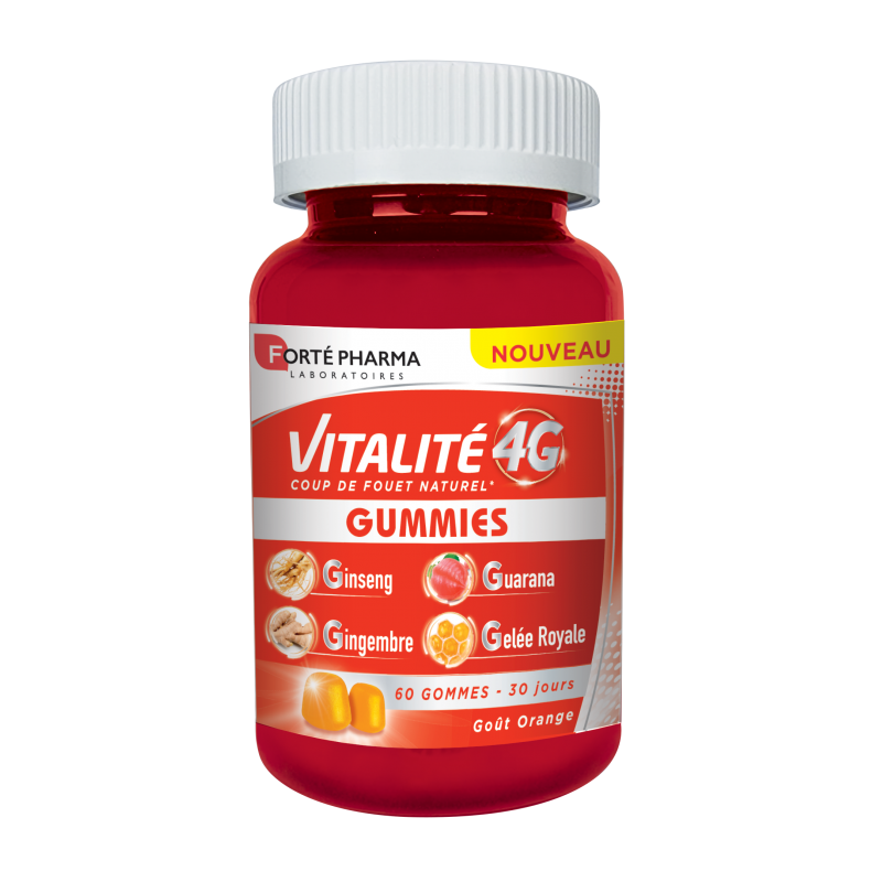 FORTE PHARMA  Vitalité 4G gommes | 60 gommes