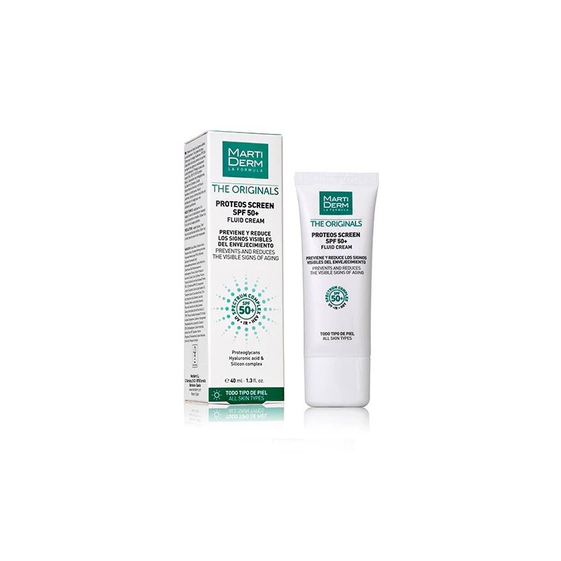 MARTIDERM PROTEOS SCREEN SPF 50+ fluide crème | 40 ML