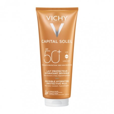 VICHY CAPITAL SOLEIL SPF50+ LAIT PROTECTEUR HYDRATANT INVISIBLE |300ML