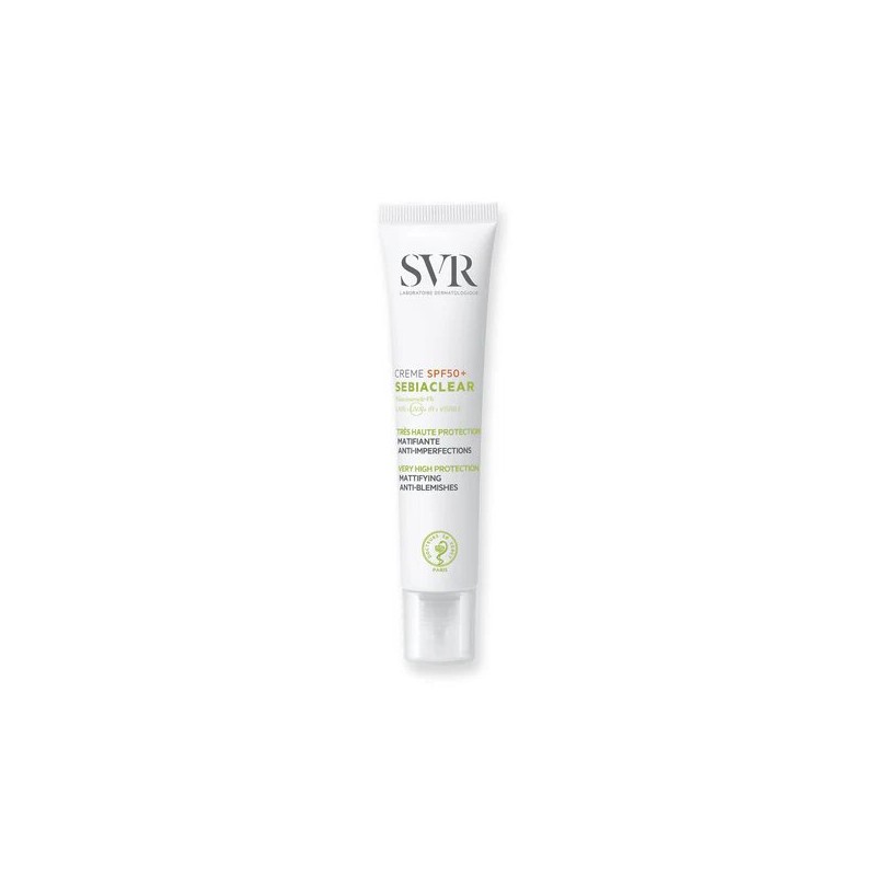 SVR SEBIACLEAR crème spf 50+ | 40 ml SVR SEBIACLEAR crème spf 50+ | 40 ml