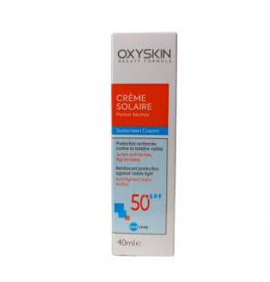 OXYSKIN crème solaire peaux sèches anti-taches spf50+ | 40 ml