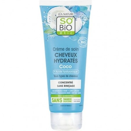 SO'BIO ETIC creme de soin cheveux hydratés | 100ml