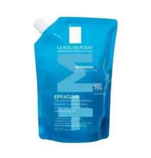 La Roche-Posay Effaclar Eco-Recharge Gel Moussant Peau Grasse Acnéique | 400ml