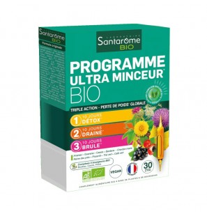 SANTAROME BIO Programme Ultra Minceur Bio | 30 ampoules