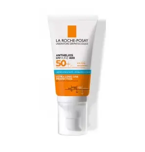 La Roche-Posay Anthelios UVMune 400 Crème Solaire Invisible | Peaux Sensibles Normales À Sèches | 50ml