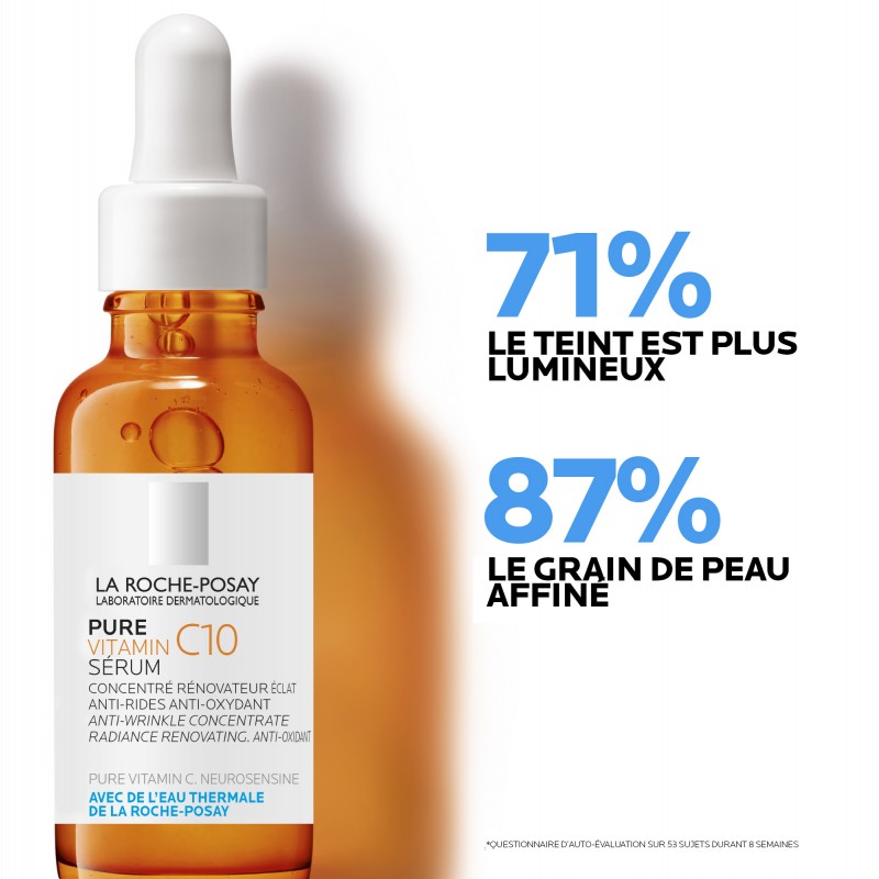 La Roche-Posay Offre Pure Vitamin C10 Sérum Anti-Age Peau Sensible | 30ml