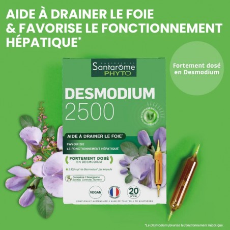 SANTAROME PHYTO DESMODIUM 2500 B20 AMPOULES