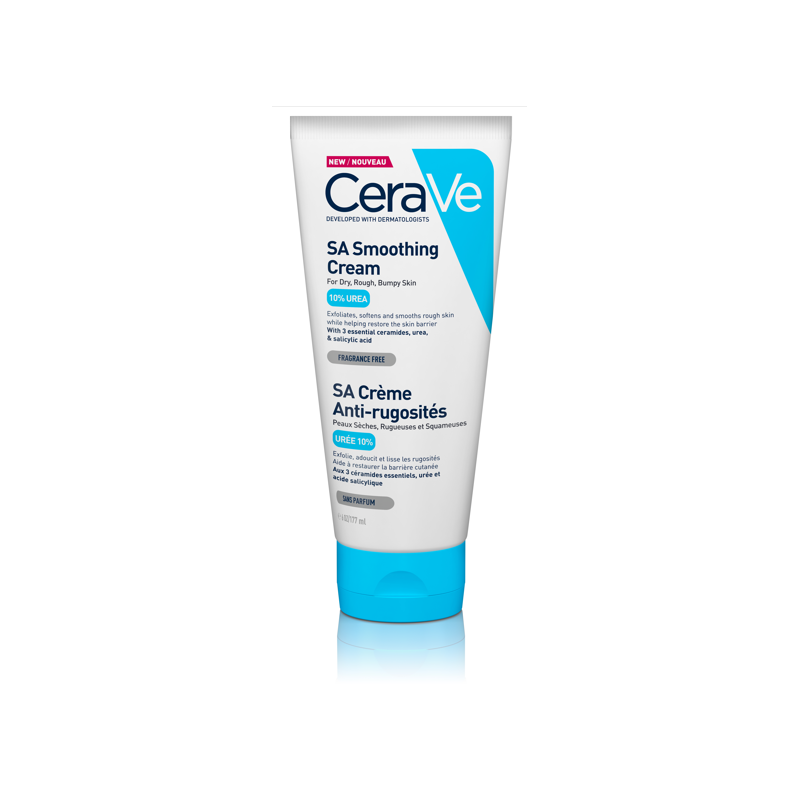 CeraVe SA Crème Anti-Rugosités Peau Sèche et Squameuse | 177ml