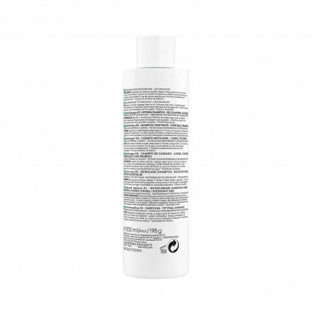 Vichy Dercos Shampoing Traitant Anti-Pelliculaire Cheveux Gras| 200 ml